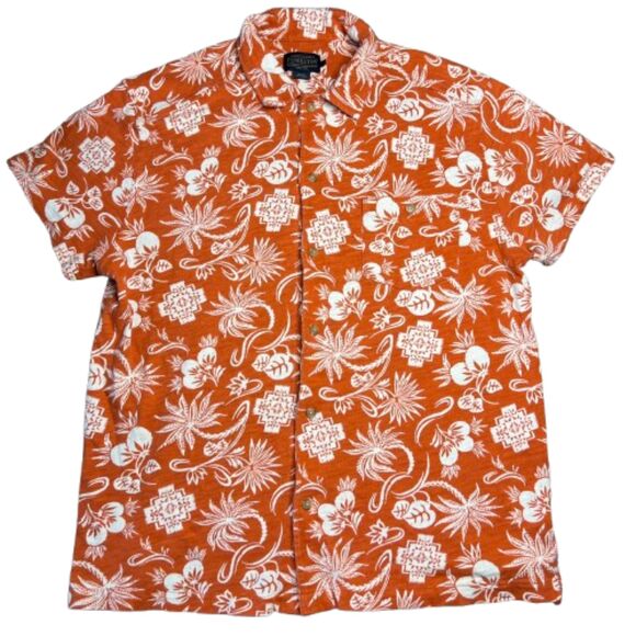 Pendleton Mens 100% Cotton Short Sleeve Wayside Shirt Size L - Picture 1 of 4